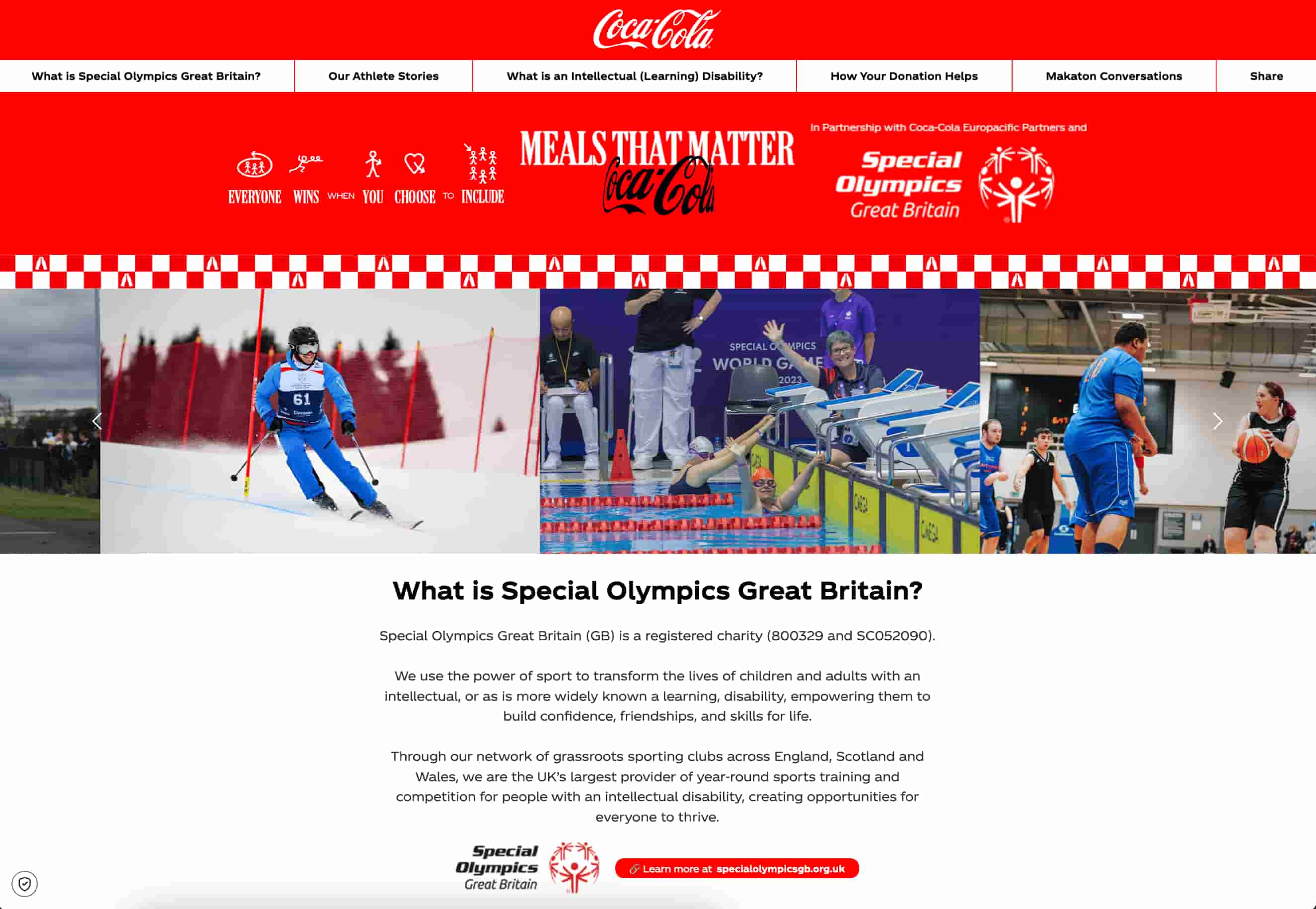Coca-Cola Meals that Matter screenshot