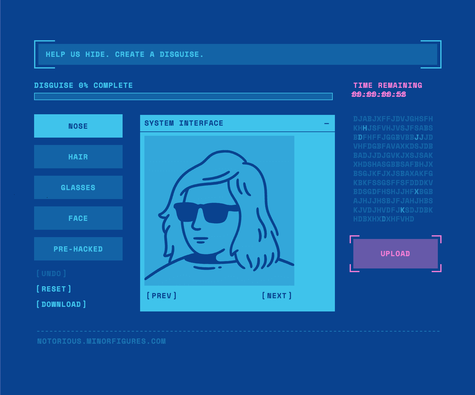 Minor Figures award-winning game screenshot