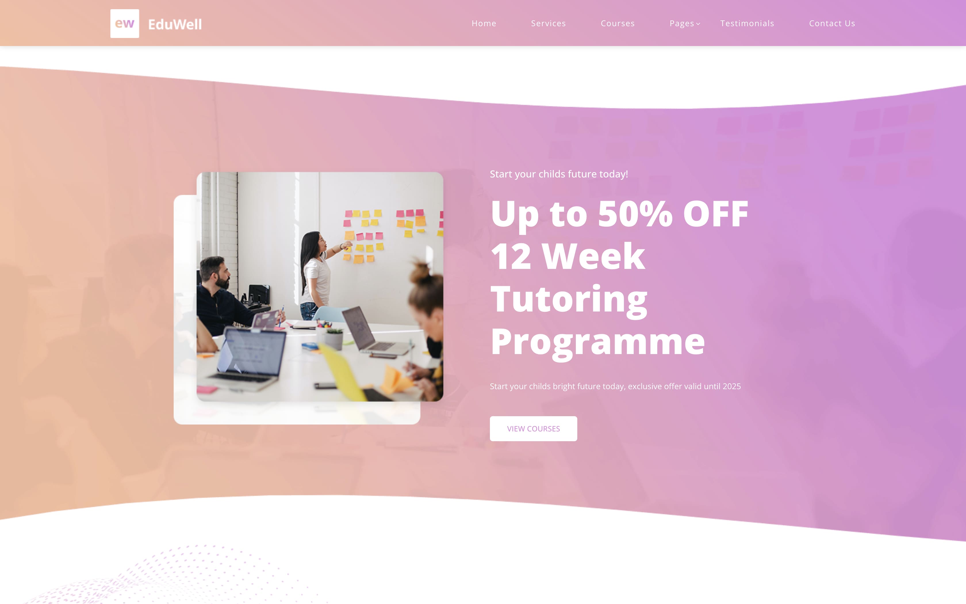 Tutoring Website 3